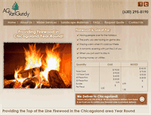 Tablet Screenshot of chicagolandfirewood.com